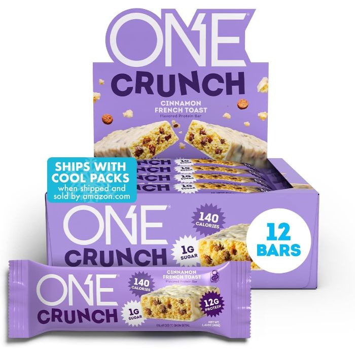 OneBar Bar Crunch Zimt Französisch Toast 160 Gm – Packung mit 6