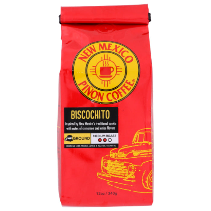 NEU MEXIKO PINON KAFFEE KAFFEE BISCOCHIT 12 OZ – Packung mit 6 Stück