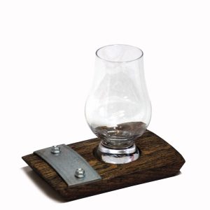 Barrel-Art – Whiskey Untersetzer mit Metall