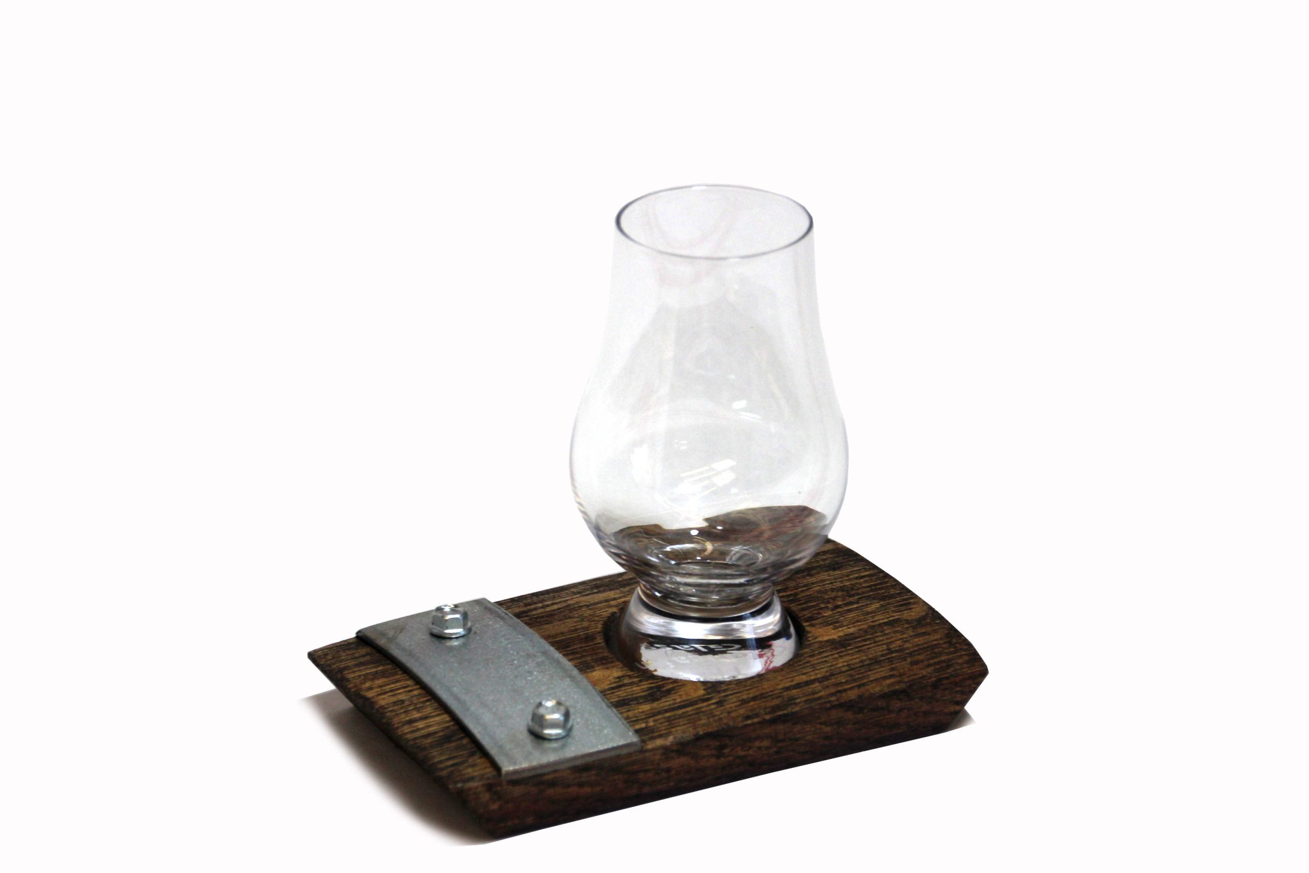 Fass-Art – Whiskey Untersetzer mit Metall