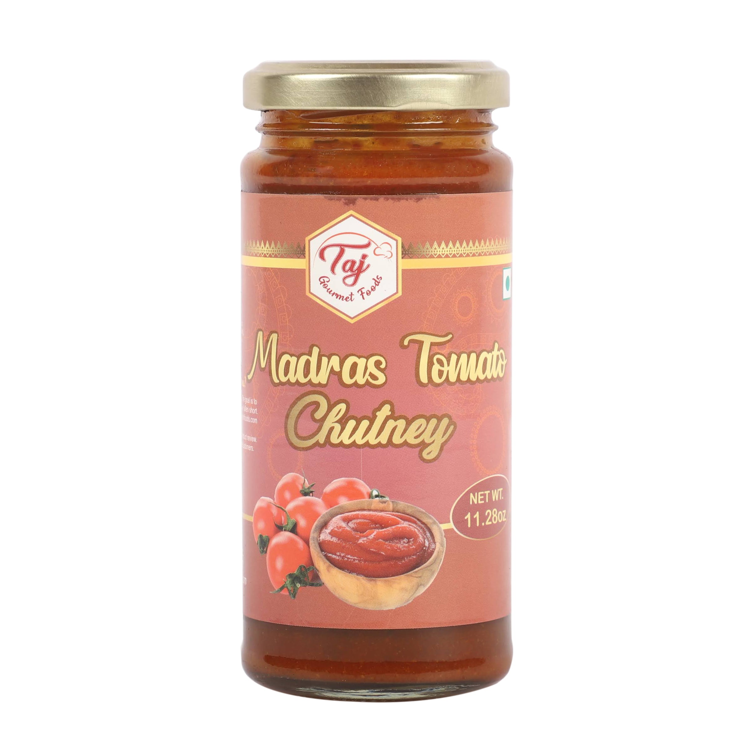 TAJ Madras Tomate Chutney, 320g (11.28 Oz)