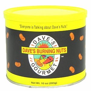 Dave's Gourmet Brennende heiße Nüsse, 10oz