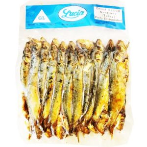 Lucia getrocknete gesalzene Sardinen (tuloy) – vollständig ausgeweidet – 200 g