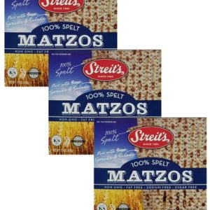 Streit’s 100% weiße Dinkelmatzen, 11 Unzen (Packung mit 3)