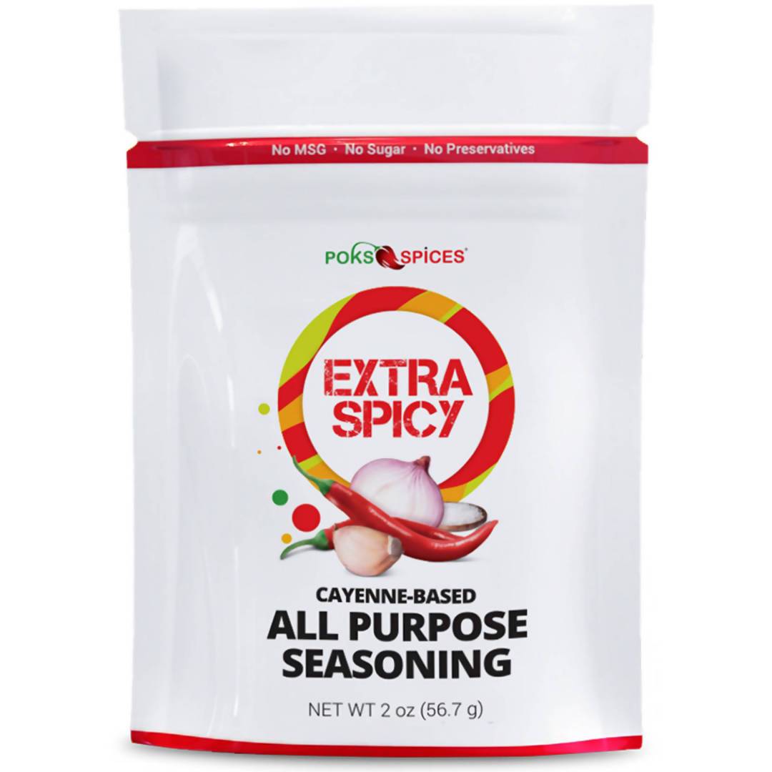 Poks Gewürze Extra Würzige Cayenne-basierte westafrikanische Gewürz -25 x 2oz