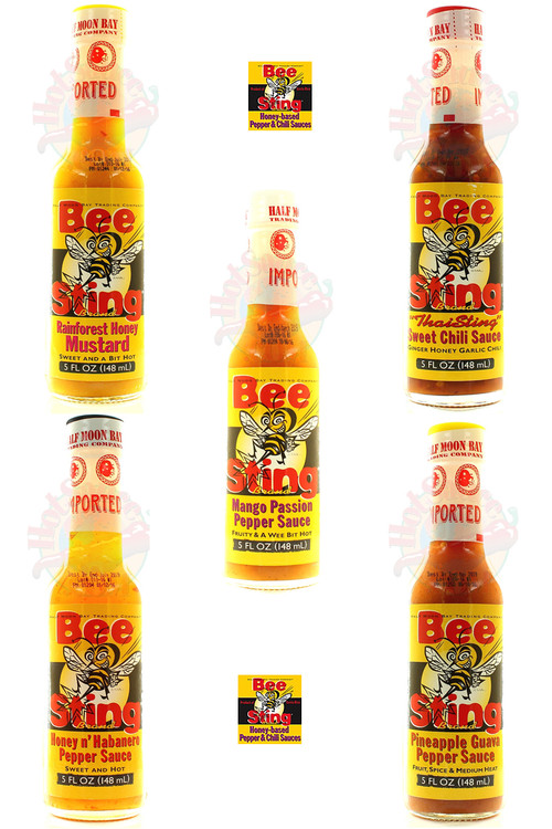 Bee Sting Chilisaucen Komplettes Geschenkset, 5/5oz