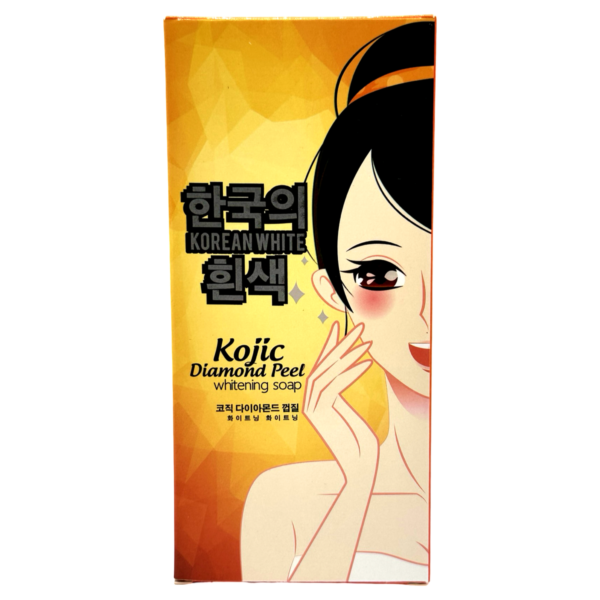 Koreanisch Weiß – Kojic Diamant Peel Seife (Gold) – 3x90g