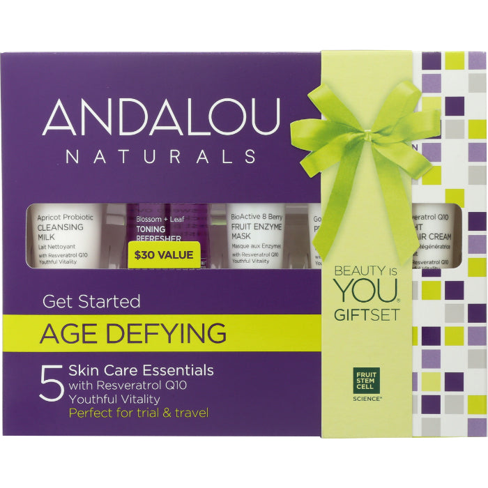 Andalou Naturals Kit Age Defying Get Started, 5 Stück
