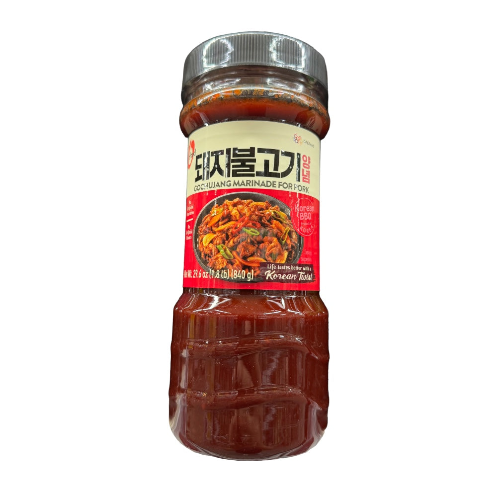 O'food koreanisches BBQ Gochujang Bulgogi für Schweinefleisch
