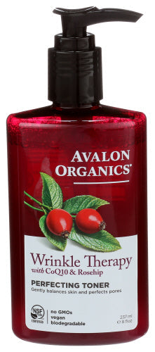 Avalon Organics – Wrinkle Therapy Perfecting Toner, 8 oz – Packung mit 1 Stück