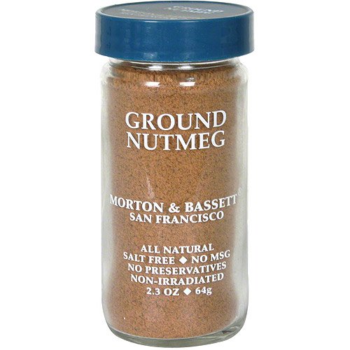 Morton & Bassett Muskatnuss Boden 2.3 Oz – Packung mit 3