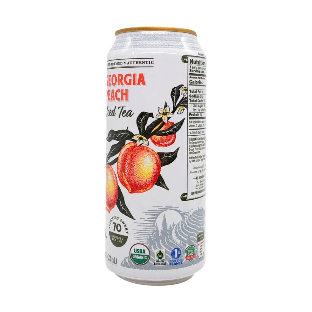 Sieben Tees – Bio Georgia Pfirsich Iced Tee 16 Fo – (Packung mit 12)
