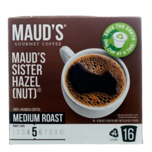 Maud’s Kaffee Schwester Hasel Nuss Kaffeeschoten mittlerer Braten, 6,24 Unze