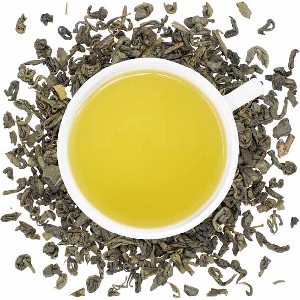 Bio Gunpowder Grün Bulk (durch das Pfund)