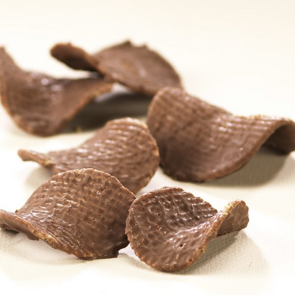 Asher's Milchschokolade bedeckte Kartoffelchips