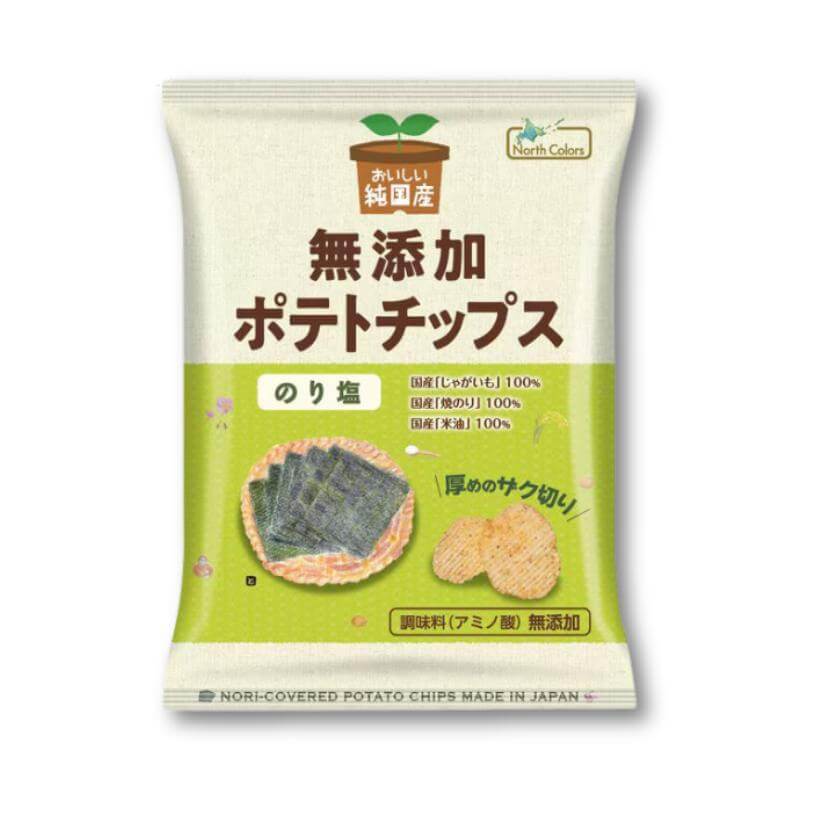 North Colors Additivfreie Kartoffelchips - Algensalz