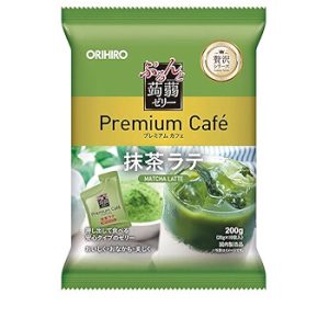 Orihiro “Purunto Konnyaku Gelee, premium-Matcha Milch Geschmack Konjac Gelee, x 10 St. – 20g