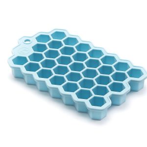 Fuchs Run Marken – Start Hex Eiswürfelform, Silikon, klein, 7′′ x 4.25′′
