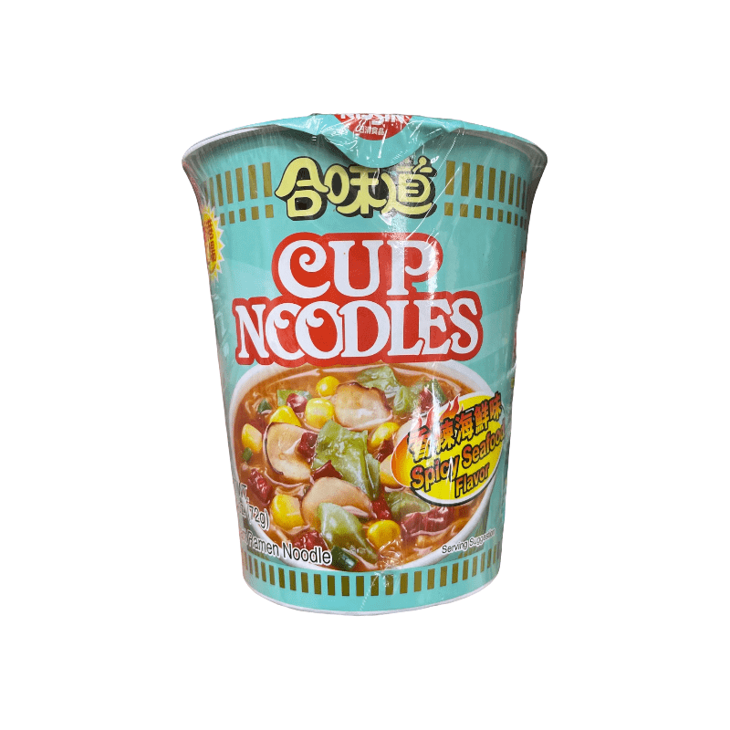 Nissin Cup Noodles Würzige Meeresfrüchte Geschmack