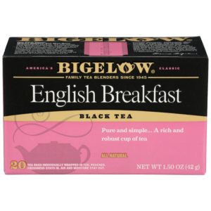 Bigelow English Frühstück Tee, 20 Beutel, 1,18 Unzen Packung mit 6