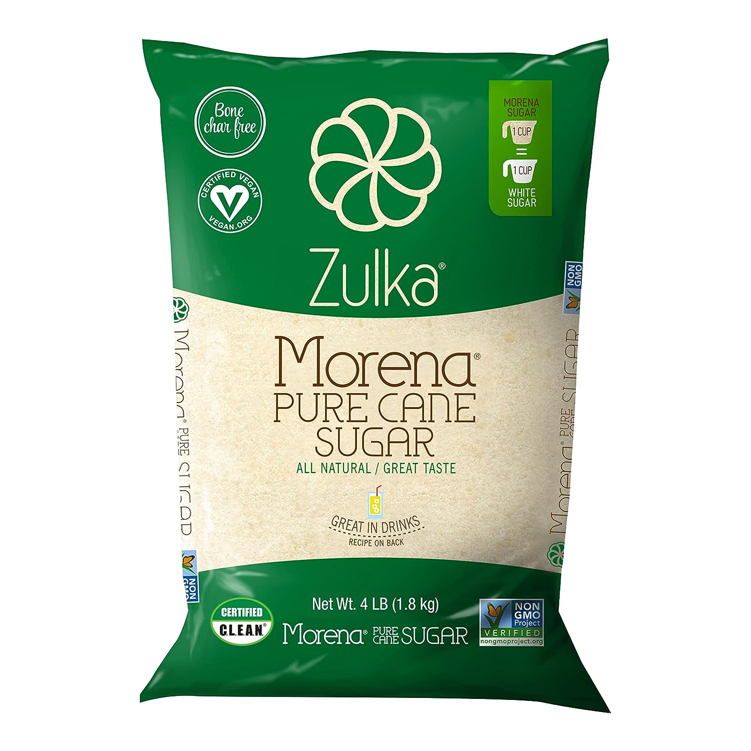 Zulka – Zuckerrohr 4 Lb – Packung mit 10