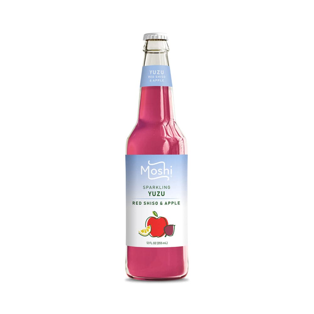 Moshi – Yuzu Rot Shiso & Apfel Soda, 12 fl oz