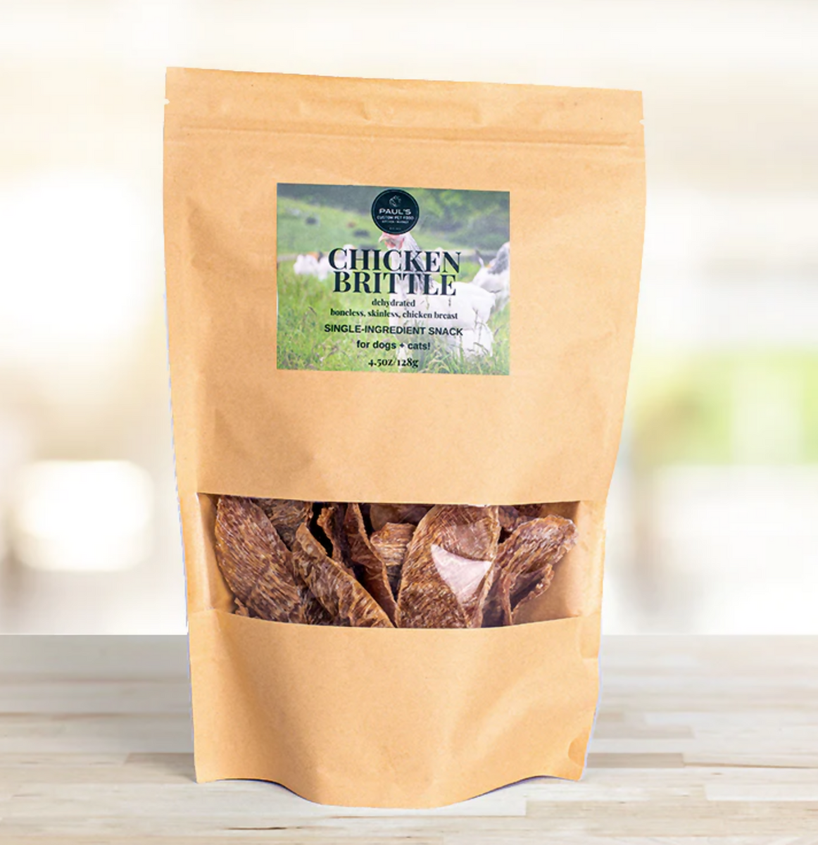 Paul's Hähnchen Brittle Tasche – 10 Beutel x 4,5 oz (128g)