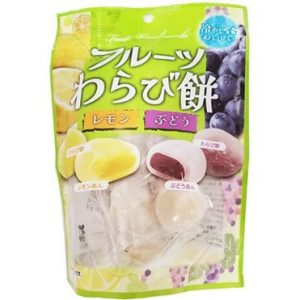Kubota, Fruits Warabimochi, Grape & Zitrone, 9 Stück Beutel – in1