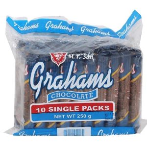 M.Y. San – Grahams Schokolade – 10 Einzelpackungen – 250 g