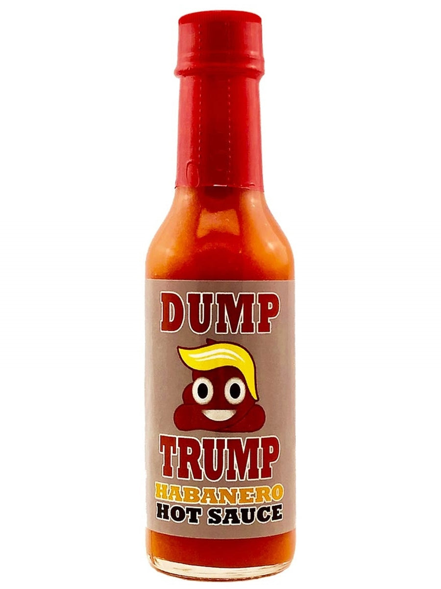 Chilisauce Dump Trump Habanero Poop mit blondem Haar 5 oz Hitze 5
