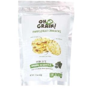 Oh Ma Grain – Popped Reisknacker – Umami-Seetang – 1,5 Unzen