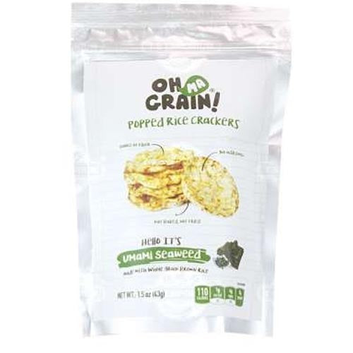 Oh Ma Grain – Popped Reiscracker – Umami Seetang – 1.5 OZ
