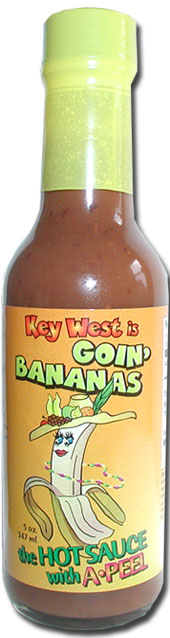 Key West ist Goin 'Bananen Die Chilisauce mit A-Peel, 5 Unzen