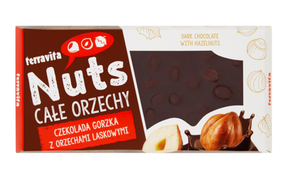 Terravita Nüsse Dunkle Schokolade mit Haselnüssen