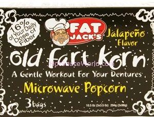 alten Furz korn jalapeno Geschmack, 3,5 Unzen.