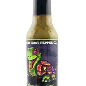 Angry Goat Pepper Co. Hippy Dippy grüne scharfe Sauce