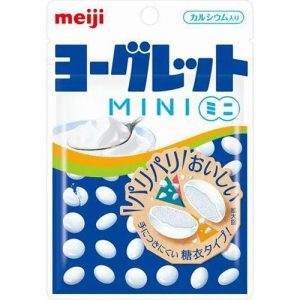 Meiji, Ramune Süßigkeiten, Yogret Mini, Joghurt Geschmack, – 32g