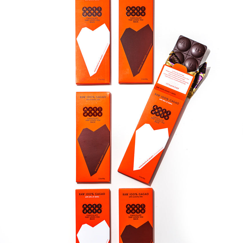 Antidote Schokolade 100% ANTIDOTE Riegel – 6er Packung