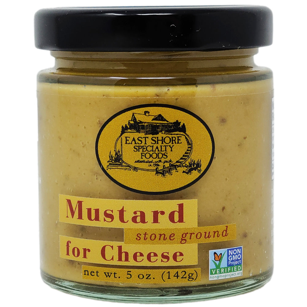 East Shore Stoneground Senf für Käse – 5 oz