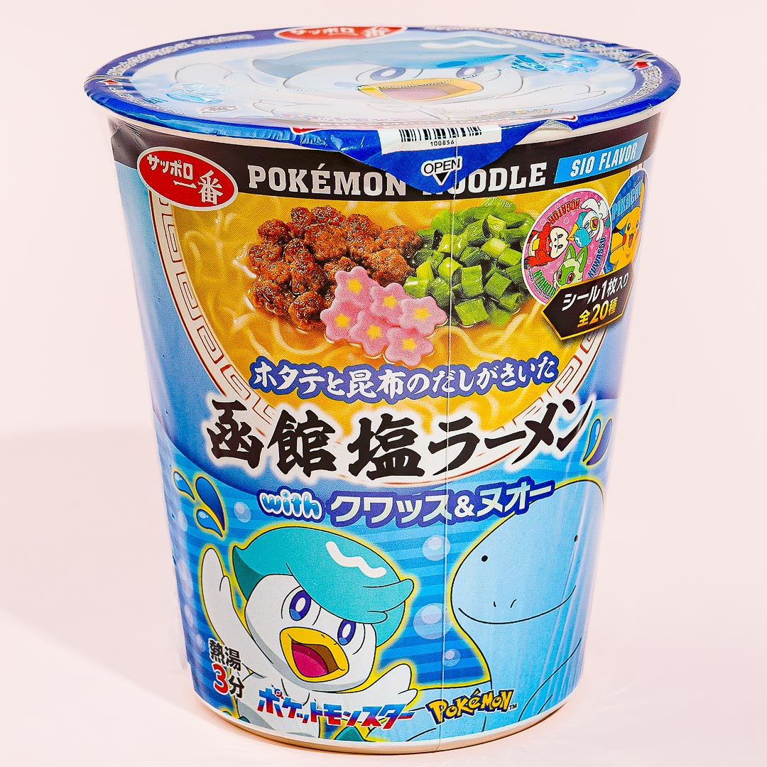 Pokémon Sapporo Ichiban Nudelbecher – Hakodate Salz Ramen