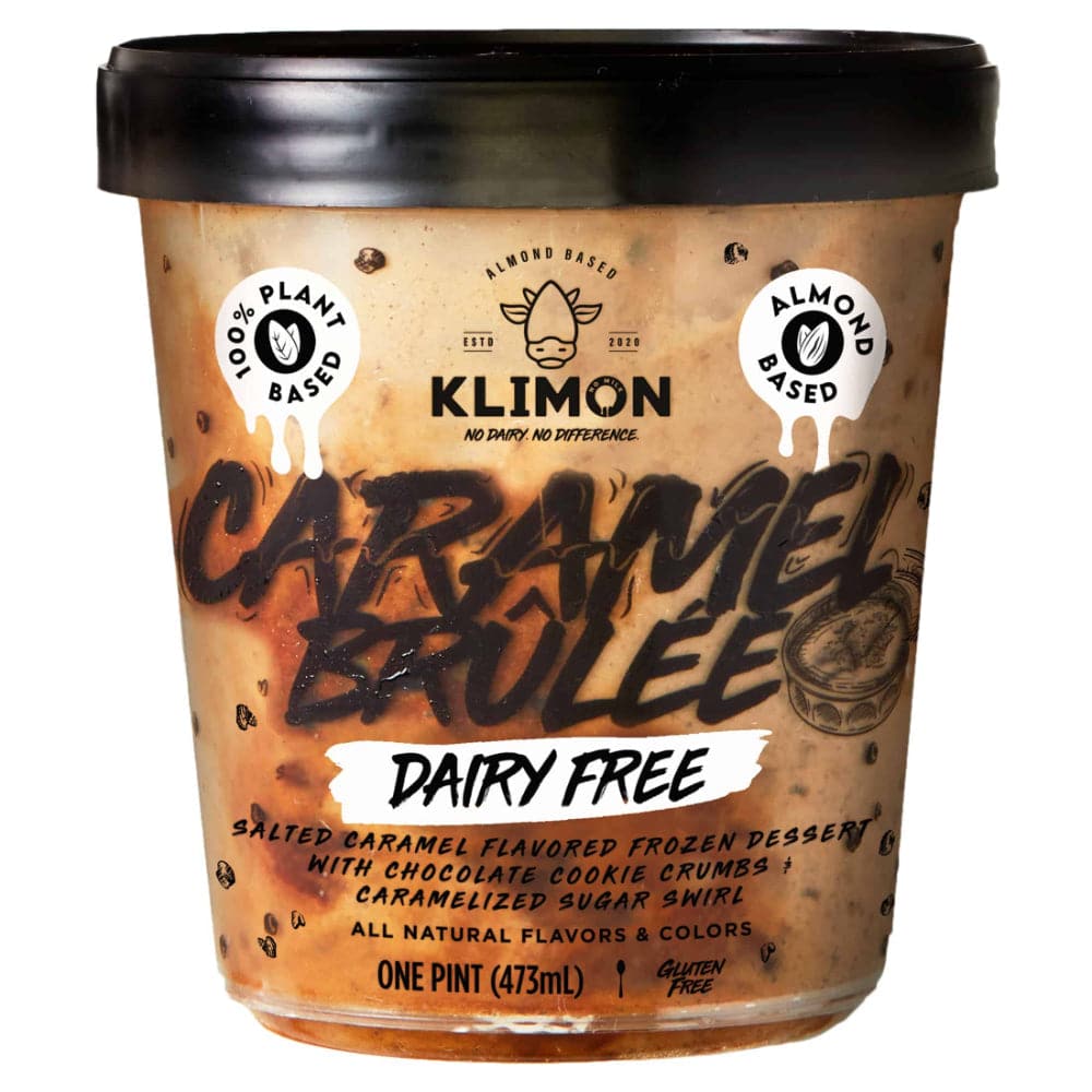 Klimon – Milchfreies Eis Karamell Brûlée 1 Pt – (8er Packung)