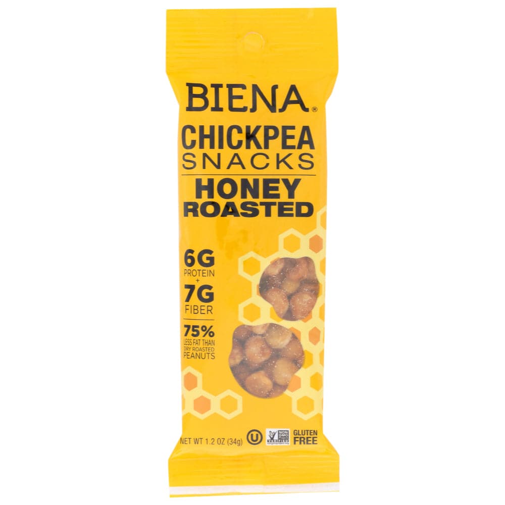 Biena – knusprig geröstet Kichererbse Snacks Honig geröstet, 1,2 oz