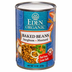 Eden Foods Bio gebackene Bohnen mit Sorghum & Senf, – 15oz