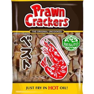 Besuto – Prawn Cracker aromatisierte Chips – das Original – ungekocht – besuto – nur in heißem Öl braten – 250 g