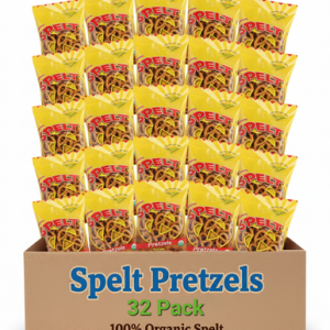 Landau Bio Dinkel gesalzene Brezeln, klein unterwegs, 1 Unze, 32 Zähler