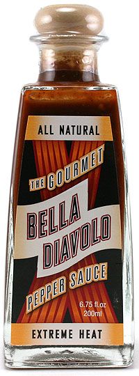 Bella Diavolo Extreme Hitze Pfeffer Sauce, 6,75 oz