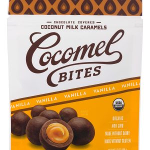 Cocomels Schokolade Vanille Karamell Bissen, 3,5 Unzen Packung mit 6