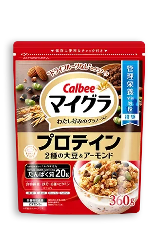Calbee, Granola, Protein, Nüsse Geschmack, 360g