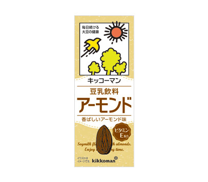 Kikkoman, Sojamilch, Mandelgeschmack, Chosei Tonyu, 200ml