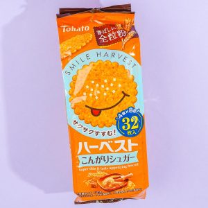 Tohato Smile Harvest Super Thin Biscuit Beutel – brauner Zucker